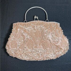 Pink hand, wrist bag